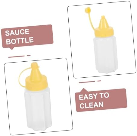 Mini Squeeze Bottle Set - 16 Pieces for Condiments More