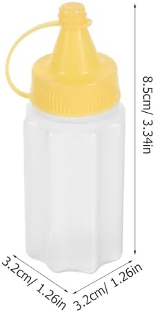 SOLUSTRE 4Pcs Condiment Squeeze Bottles Set