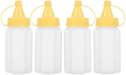 16 Pcs Mini Squeeze Bottle Set for Mustard and Salad Dressing