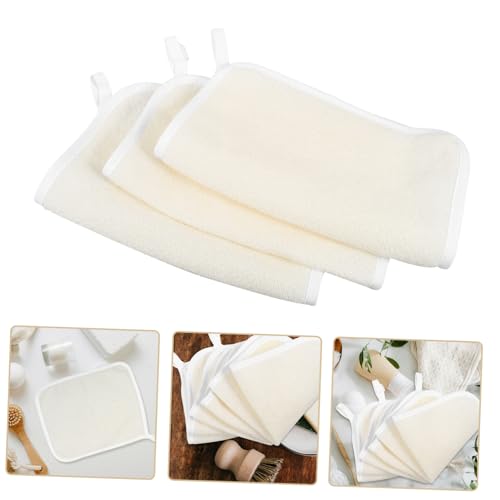 Hemoton Exfoliating Washcloth Set Japanese Style Face Body Scrub