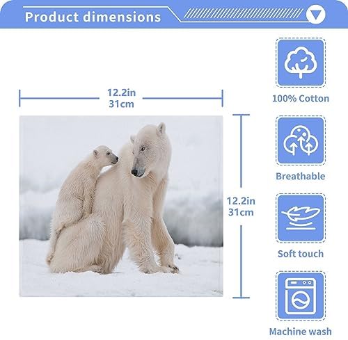 Polar Bear Cub Towels Set
