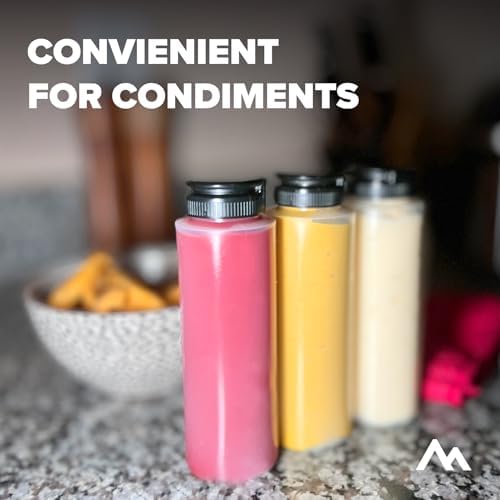 Flip-top Condiment Bottle Caps Dishwasher Safe