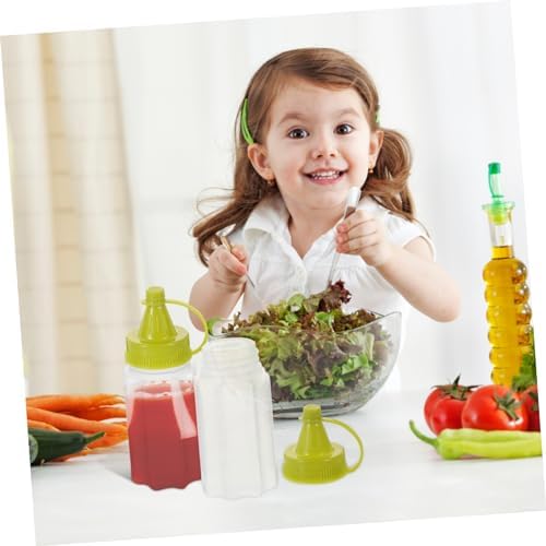 4-PCS Squeeze Condiment Bottles
