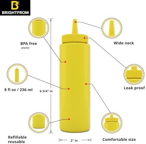 Bright and Stylish Yet Durable Squeeze Bottle