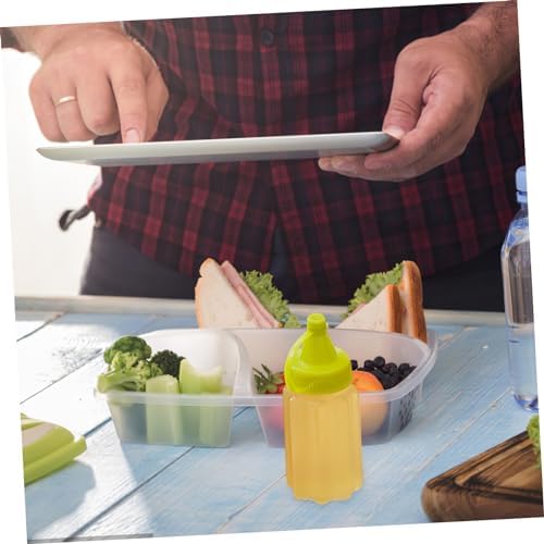 12-Piece Square squeezing Condiment Set for Everywhere