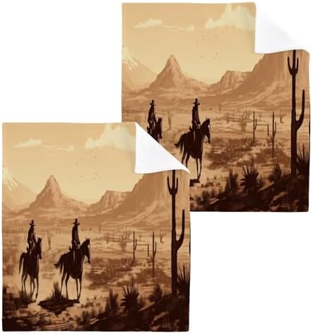 Yettsabin cowboy washcloth 2-pack