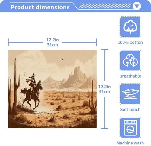 Yettas Bin 2-Pak Soft Absorbent Washcloths