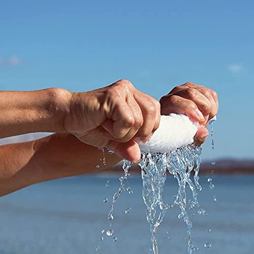 12 Pack White Cotton Washcloths 100 Ring Spun