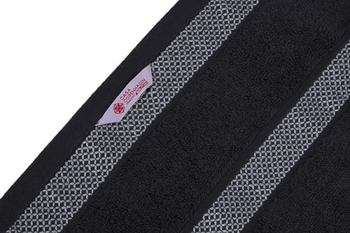 Solitaire Mix 6-Piece Cotton Towels Luxurious Family Set
