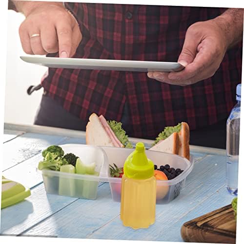 Zerodeko 12pcs Mustard Ketchup Squeeze Bottles Set