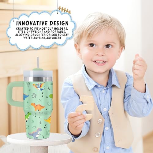 Dino Themed Tumbler Fun for Kids