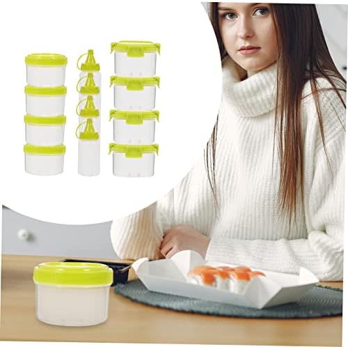 Zerodeko 12pcs Mustard Ketchup Squeeze Bottles Set