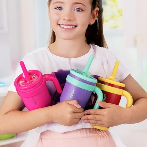 VINUR Kids Insulated Tumbler with Handle Perfect Sip