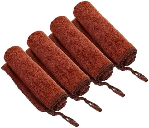 Healeved 4-Piece Square Face Towels Soft Nonwoven for Daily Use