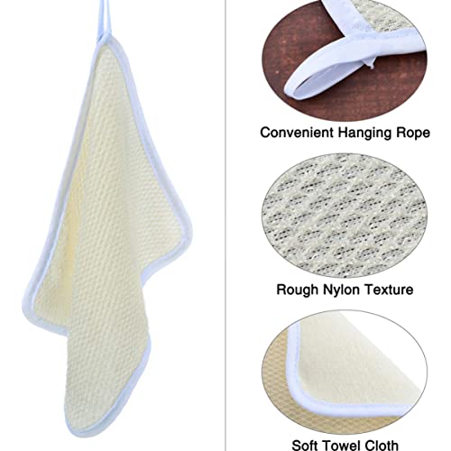 Exfoliating Face Towels for Bathroom Scrubbing