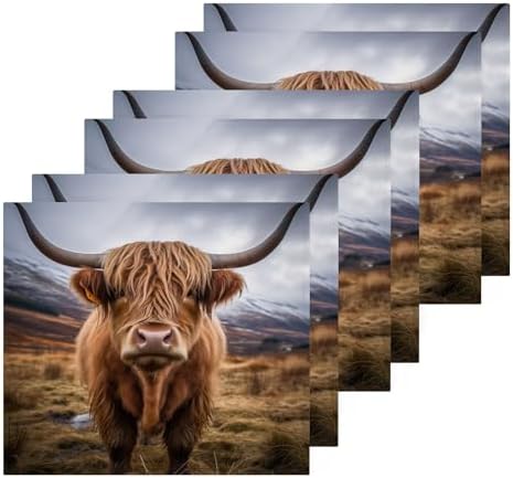 Highland Cow Washcloths