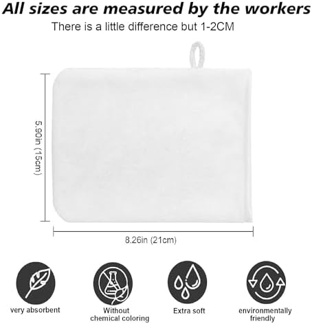 6-Pack Microfiber Face Cloths