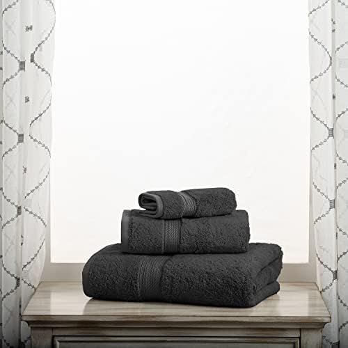 Essential Egyptian Cotton Pile Bath Towels Set for Luxury Comfort