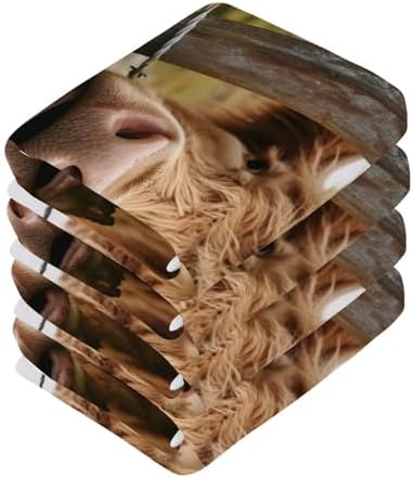 Xigua Cow Washcloths Soft absorbent Perfect for Face Hand