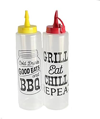 Cooking Concepts BBQ Condiment Bottles 2-ct Packs