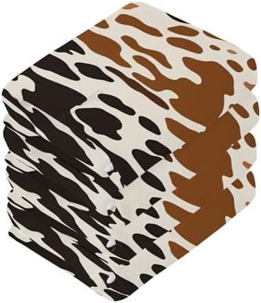 Xigua Cow Print Washcloths