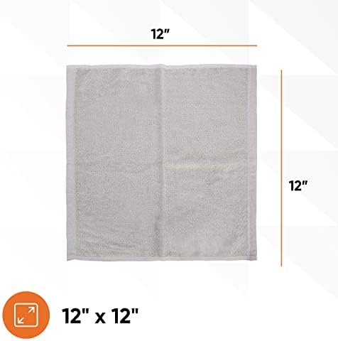Superio 100 Cotton Washcloths 16x12 Multi Purpose