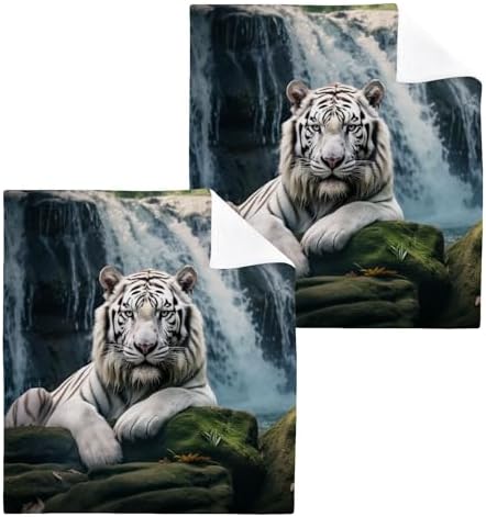 Stylish Tiger Portrait Towels