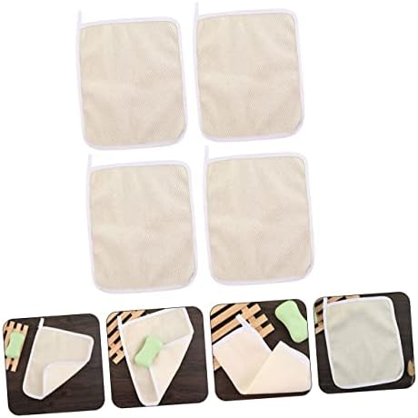 4pcs Exfoliating Body Scrubbing Towels
