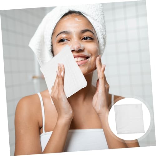2-Piece Soft Honeycomb Face Towels for Daily Use