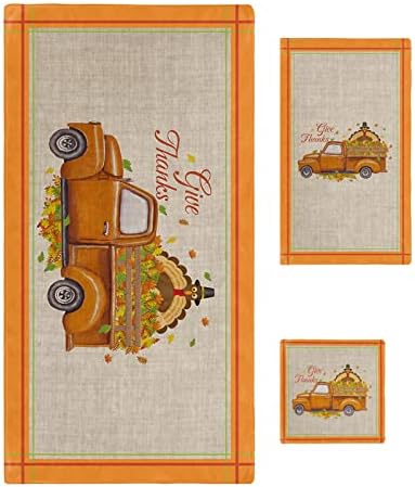 Happy Thanksgiving Batch of Luxury bath towels set
