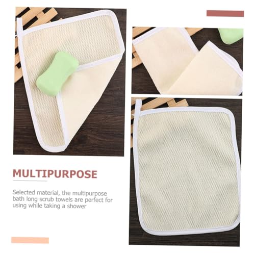 4-Piece Exfoliating Body Scrub Towels for Smooth Skin