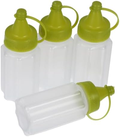 STOBAZA 4-Piece Squeeze Sauce Bottles