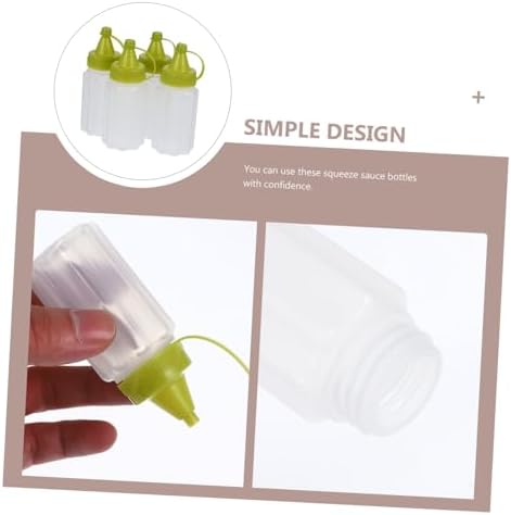 DECHOUS 4pcs Squeeze Bottles for Condiments