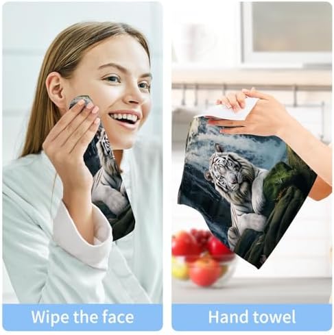 Stylish Tiger Portrait Towels