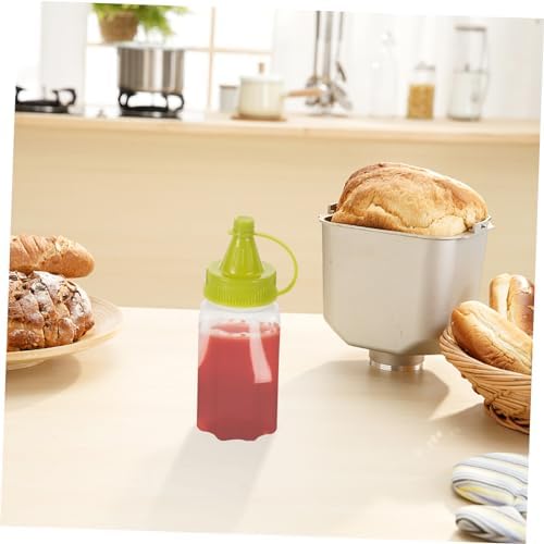 4-Pack Mini Squeeze Condiment Bottles for Outdoor KitchenUse
