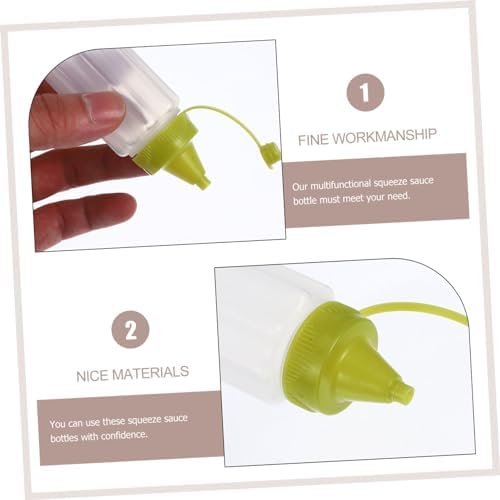 HAKIDZEL 4 Mini Squeeze Bottles Set