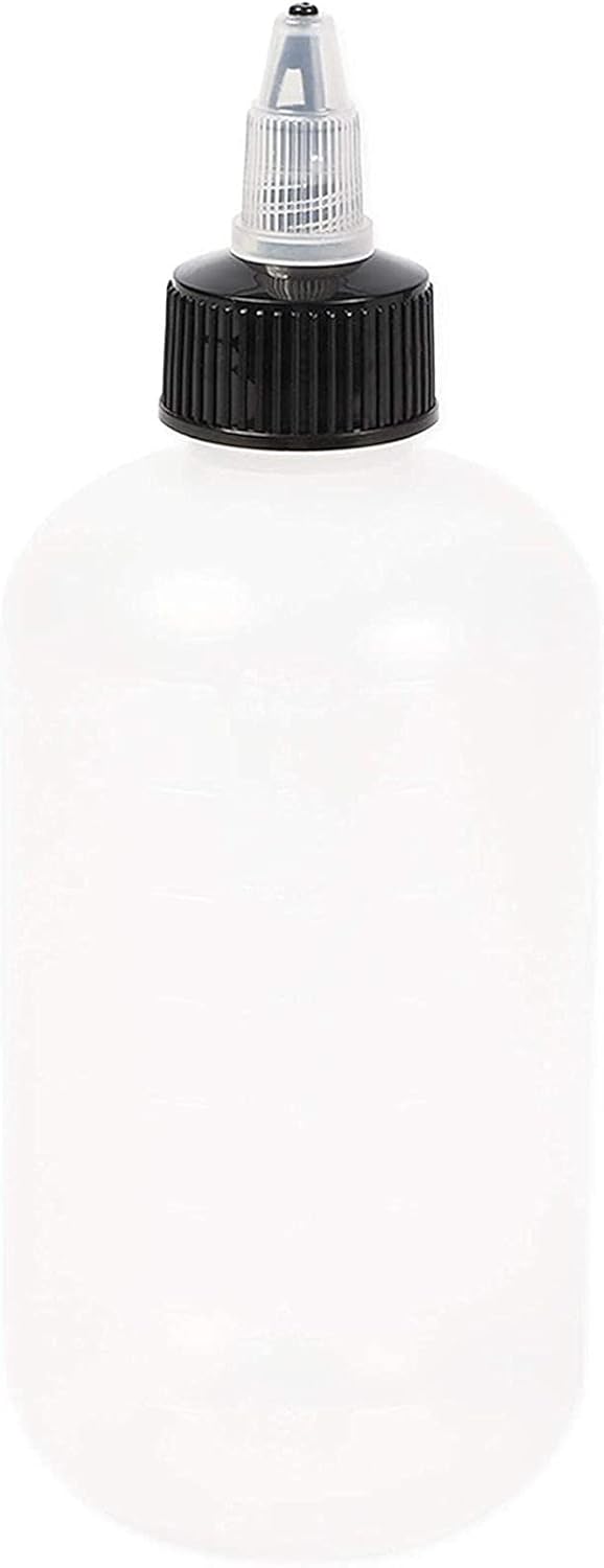 Juvale Boston Round Squeeze Bottles - 8 oz Pack of 12