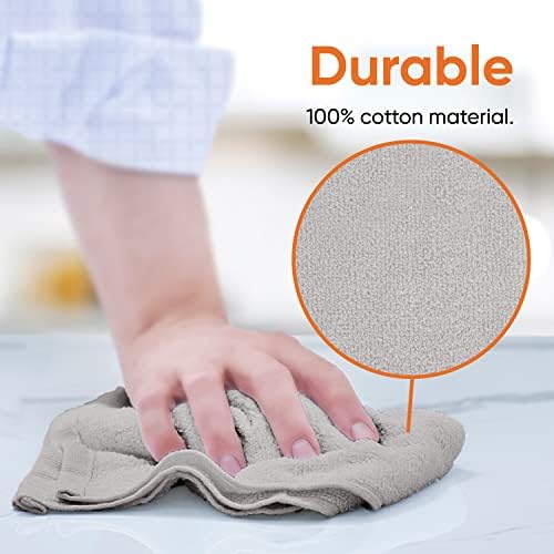 Superio 100 Cotton Washcloths 16x12 Multi Purpose