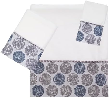 Stylish Soft Cotton Washcloth Dotted Circles Design