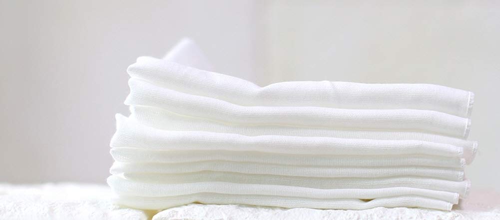 100 SoftReusable Gentle Face Wipes Eco-Friendly Bath White 15-Pack