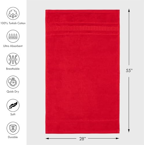 2-Piece Luxury Bath Towels Set for the Bathroom