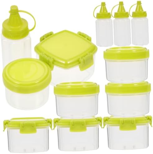Zerodeko 12pcs Mustard Ketchup Squeeze Bottles Set