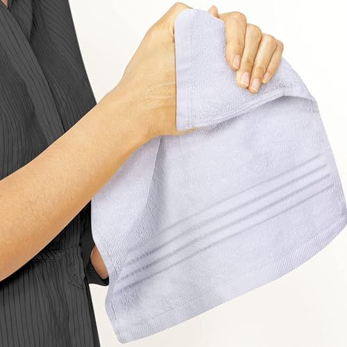 Effortless Clean 12 x 12 Inch Set Diamond Terry Cotton Washcloths