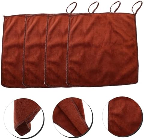 Healeved 4-Piece Square Face Towels Soft Nonwoven for Daily Use