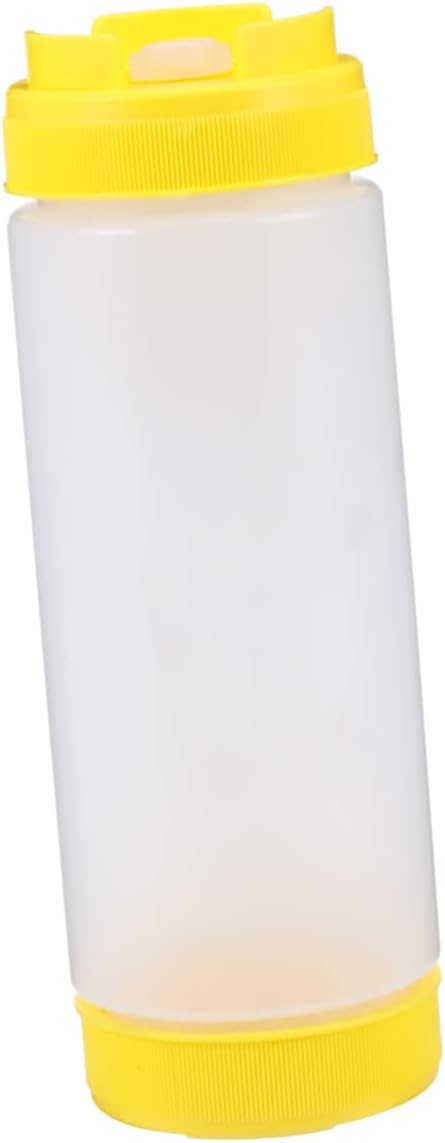 Dual Nozzle Squeeze Bottles for Ketchup Salad Dressing