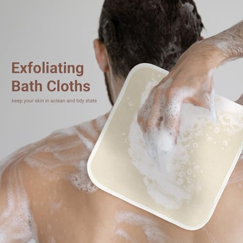 Dual-Sided Exfoliating Washcloth Set 3-Pack