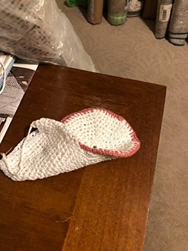 9 in x 5 in Soft Gentle Scrubbing Washcloth for Bathroom