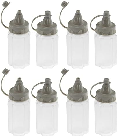 Convenience 8 Mini Squeeze Condiment Bottles for Every Day