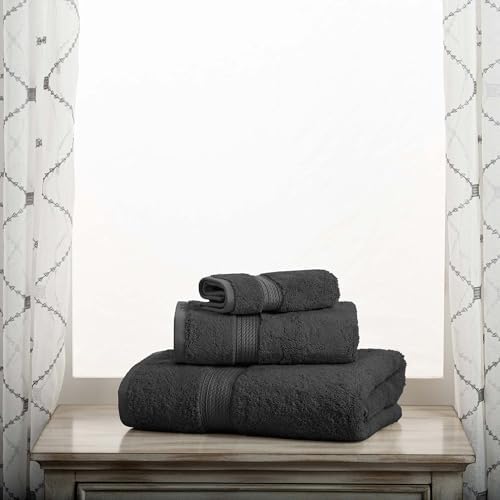 Essential Egyptian Cotton Pile Bath Towels Set for Luxury Comfort