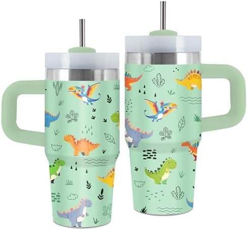 Dino Themed Tumbler Fun for Kids